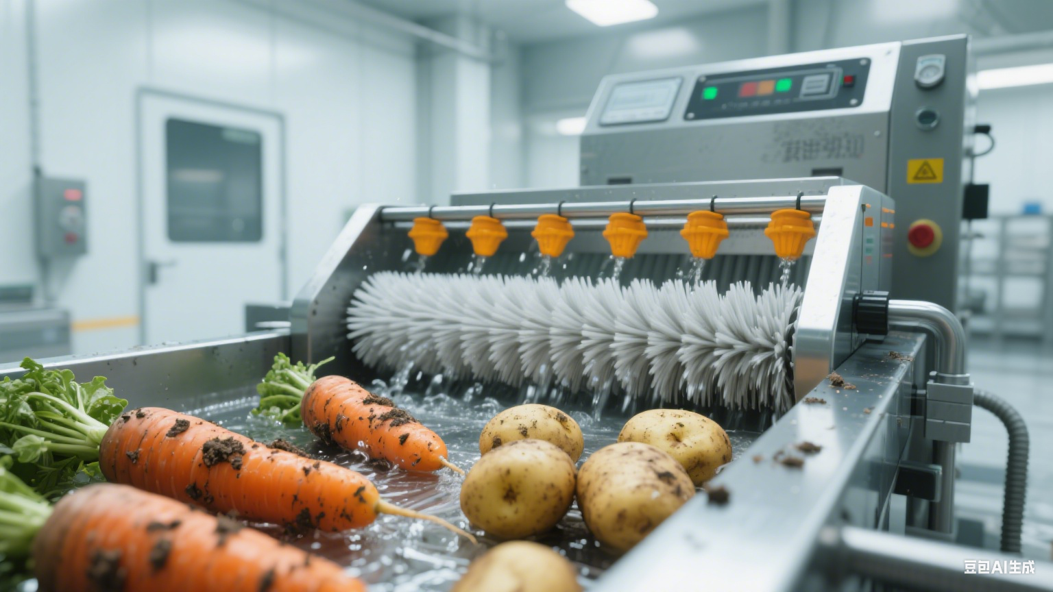 大型食品机械厂中超声波清洗机在蔬菜加工中的应用(3)