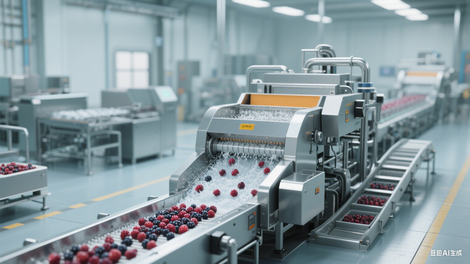 大型食品机械厂中超声波清洗机在水果加工中的应用(3)