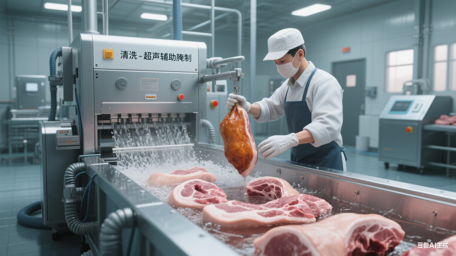 超声波清洗机在猪肉加工中的应用(3)