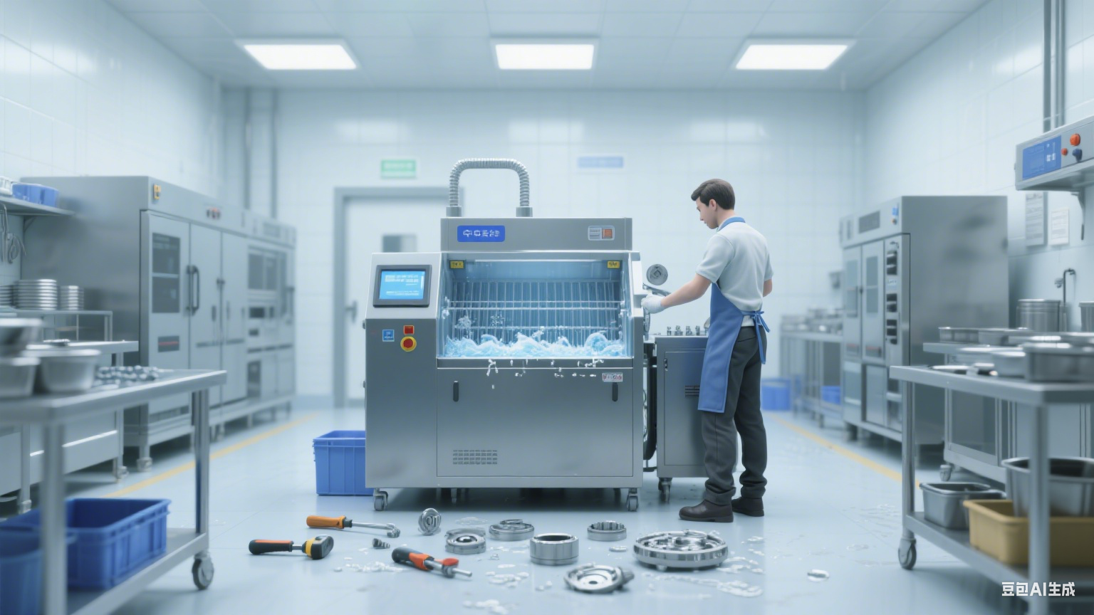 超声波清洗机来助力，精密零件缝隙污渍轻松除净超省心(4)