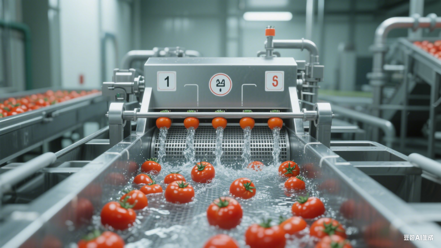 果蔬超声波清洗机自动清洁省人力(2)