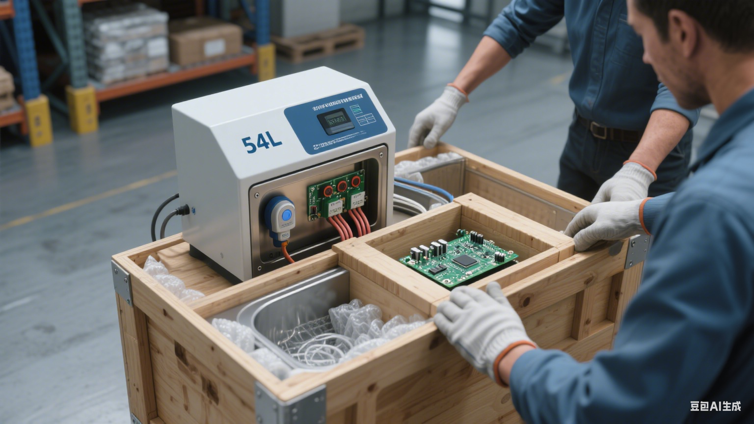 54L 台式超声波清洗机手动木箱封装：这样做让温度控制更准确(6)