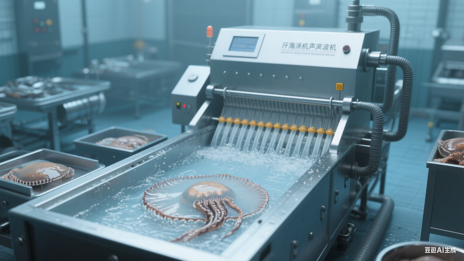 海蜇脱盐超声波清洗机：运行稳不稳？海蜇会被震破吗？(5)