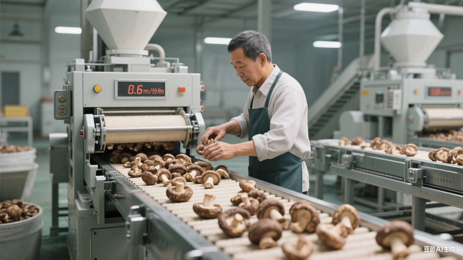 香菇气泡清洗机里的 “动力搭档”：水泵压力和减速机是啥？(4)