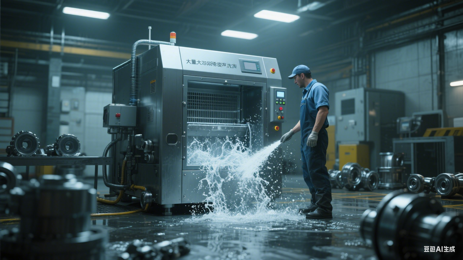 大容量大功率超声波清洗机咋干活？(7)