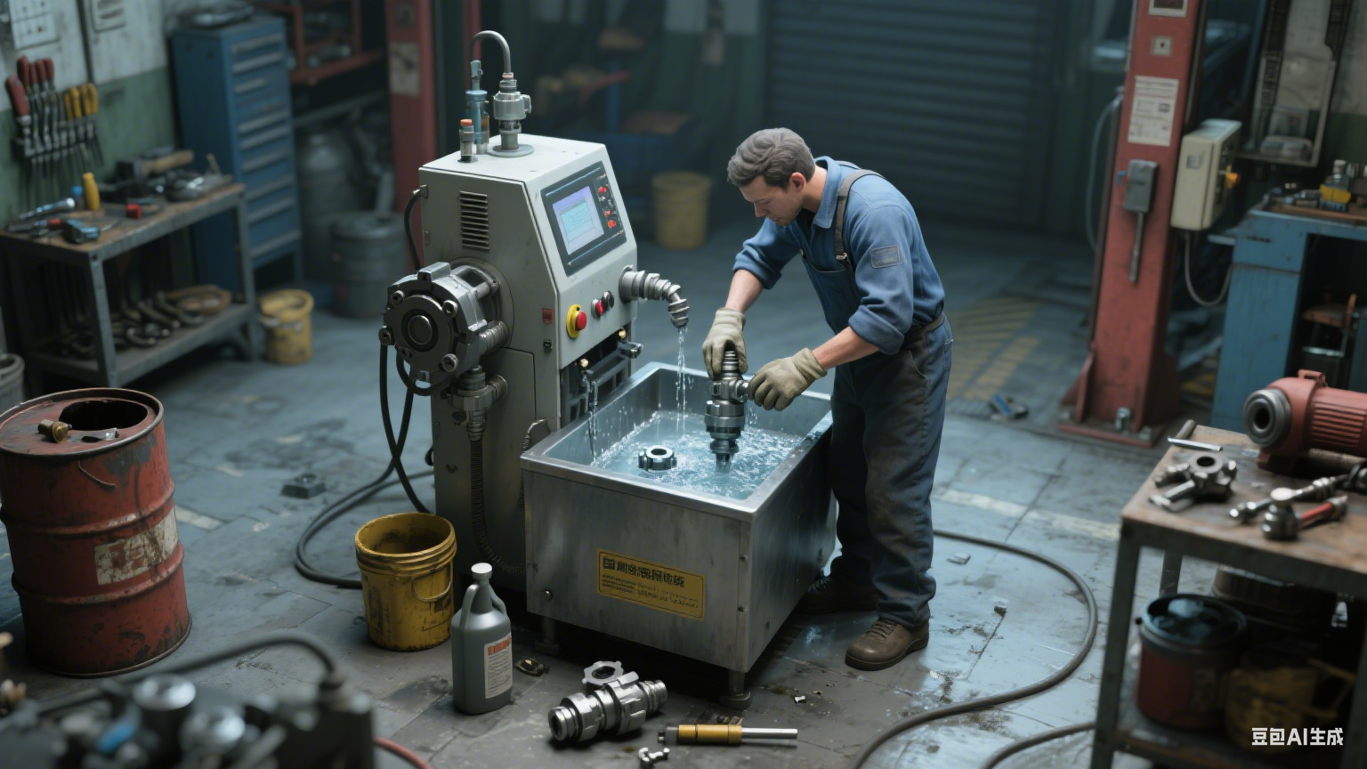 超声净油术：解密工业除油污超声波清洗机的深层去油逻辑(3)