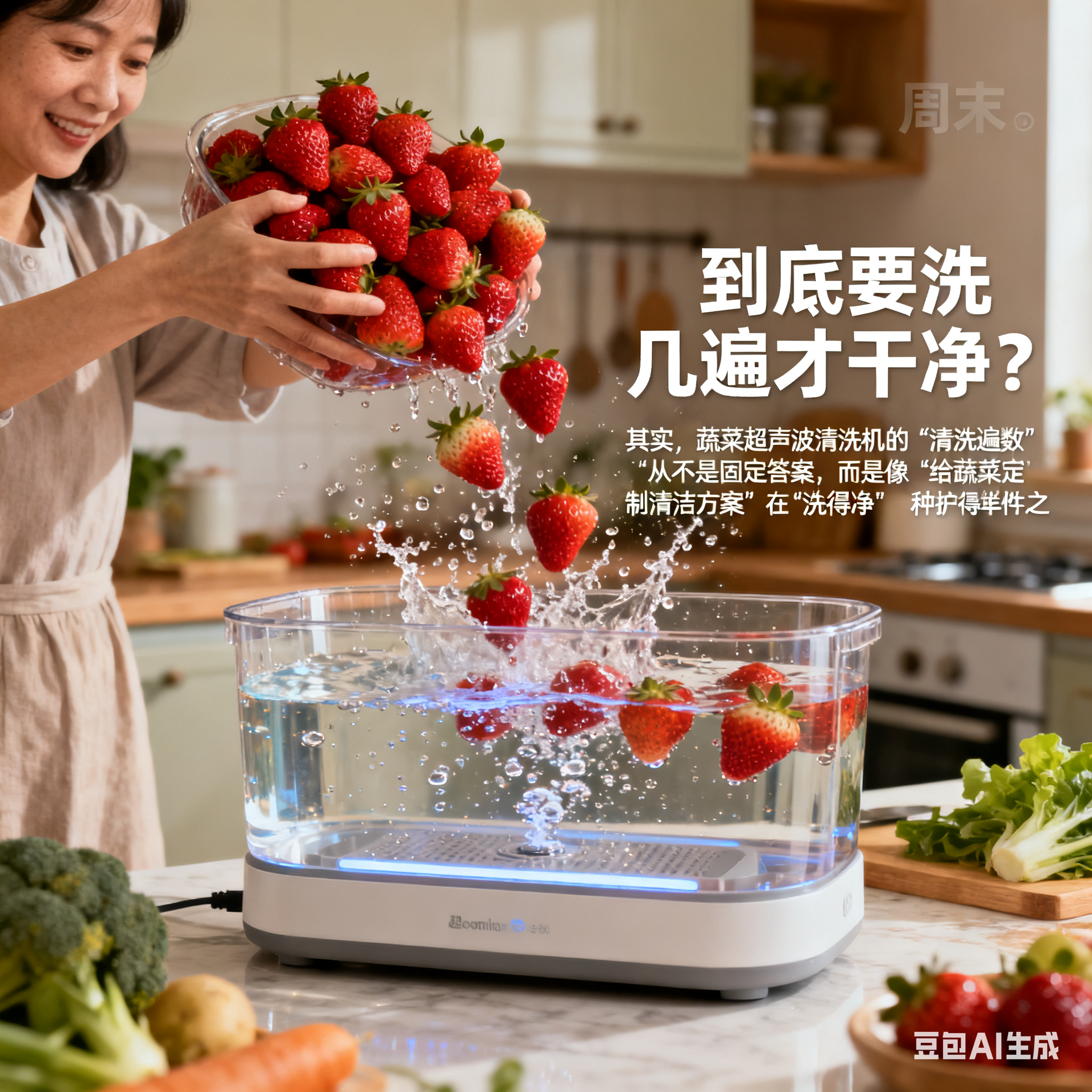 超声净蔬：蔬菜超声波清洗机的遍数智慧与鲜护之道(1)