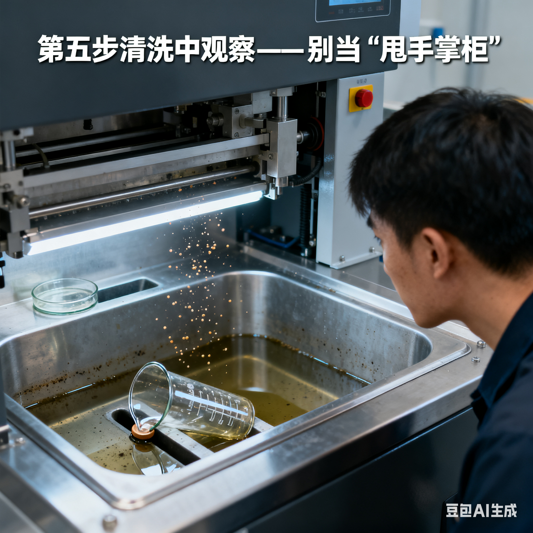 超声波清洗机咋作业？流程是啥样？(4)