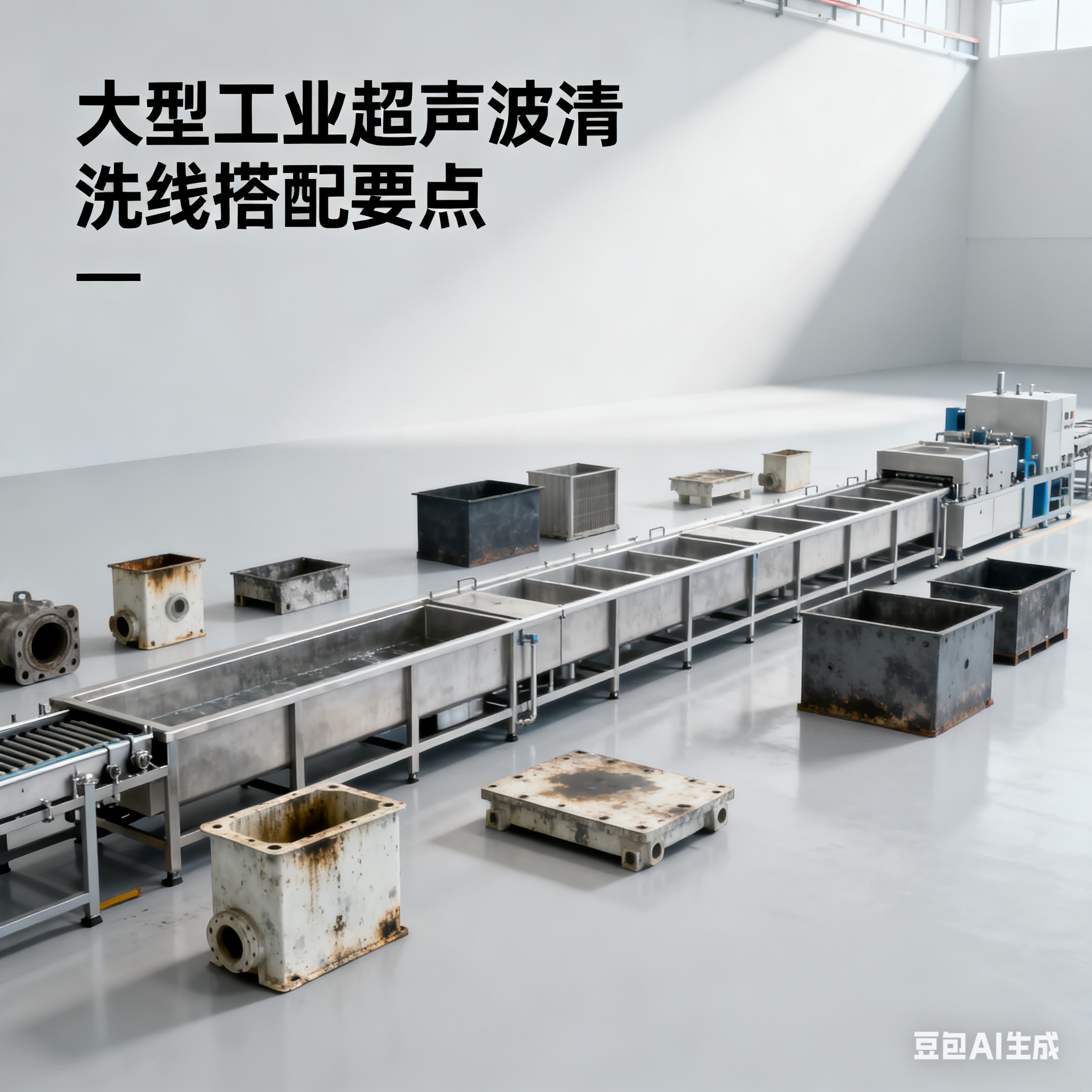 大型工业超声波清洗线怎么搭才合适？(5)