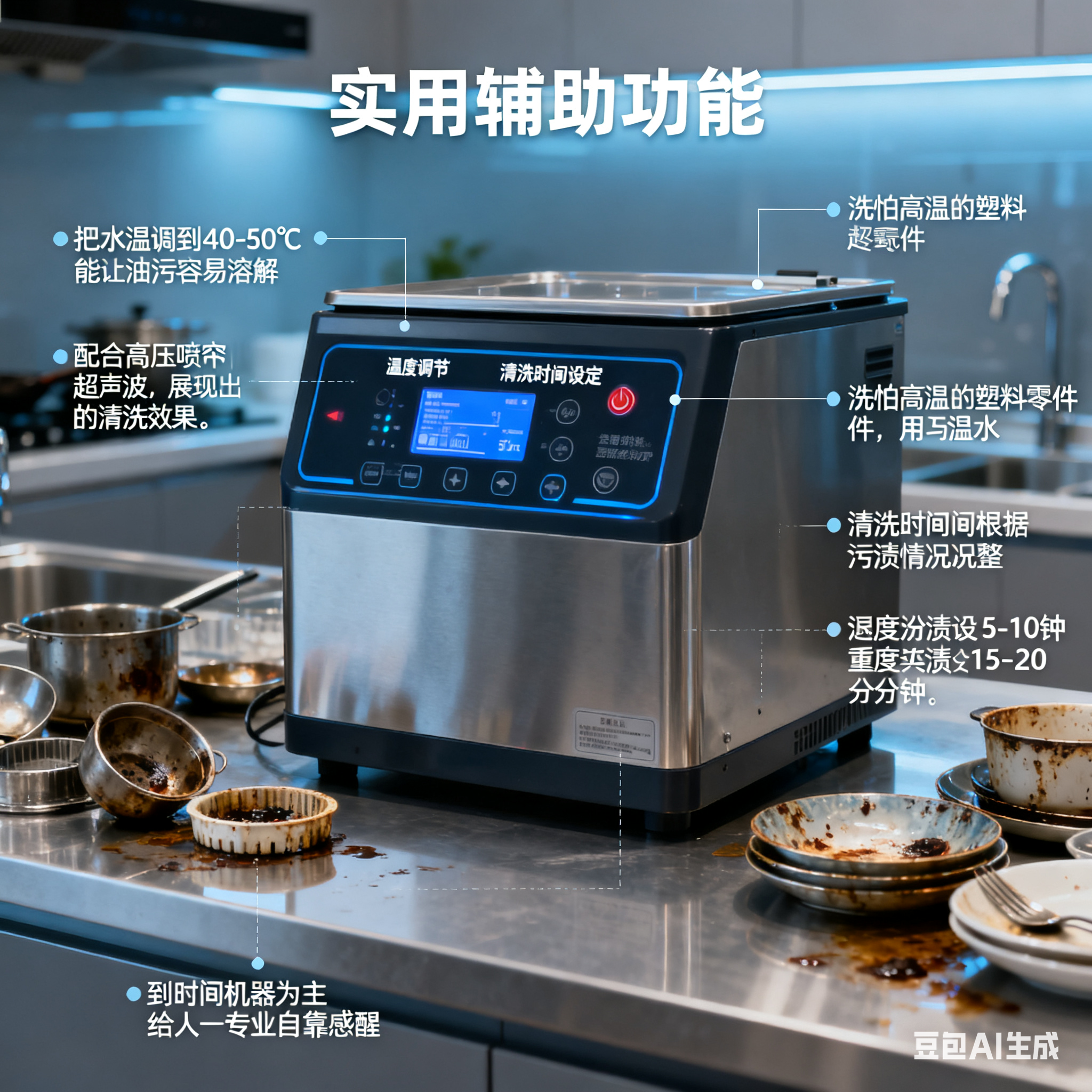 高压喷淋超声波清洗机，功能到底有哪些？(6)