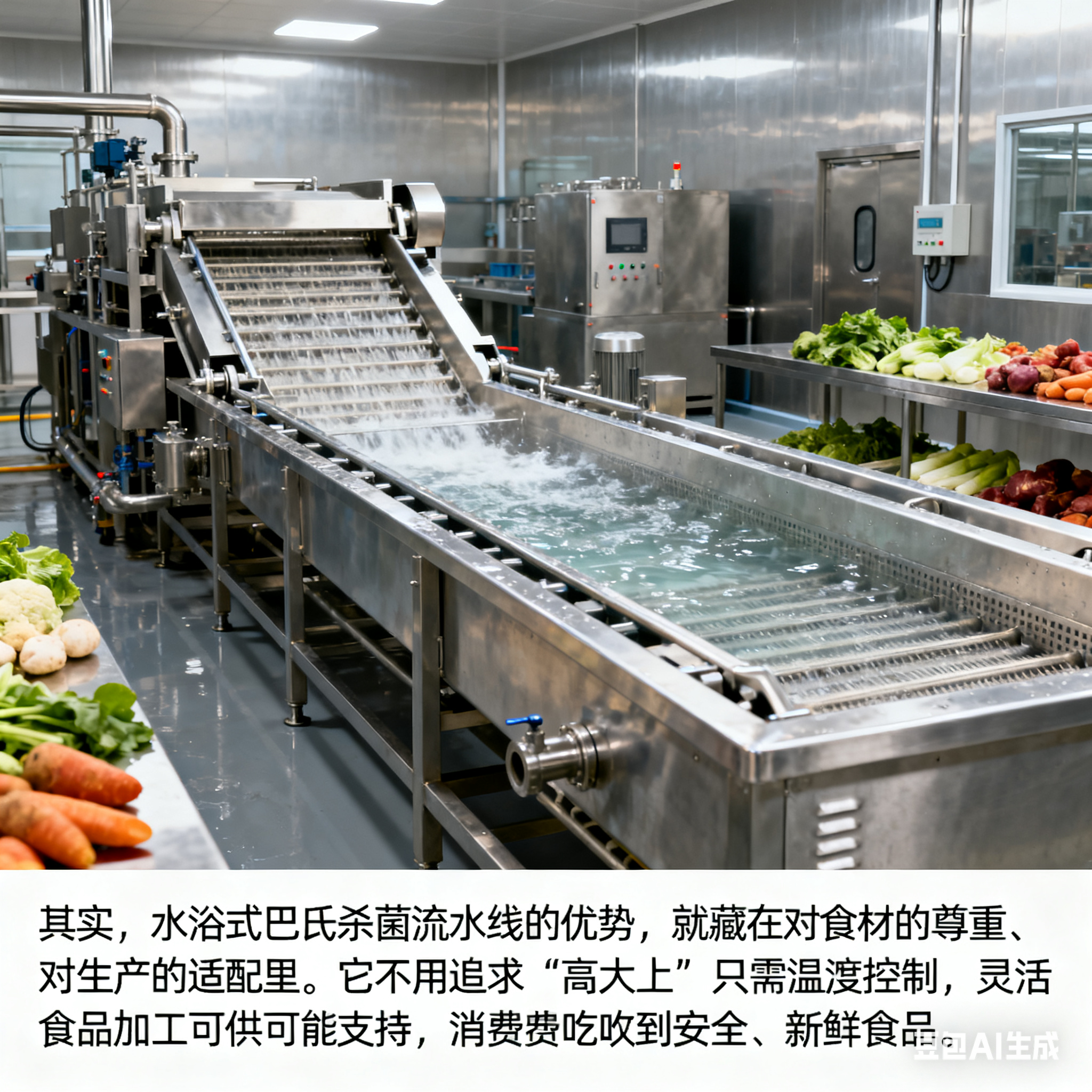 水浴式巴氏杀菌流水线，优势如何打动食品加工？(5)