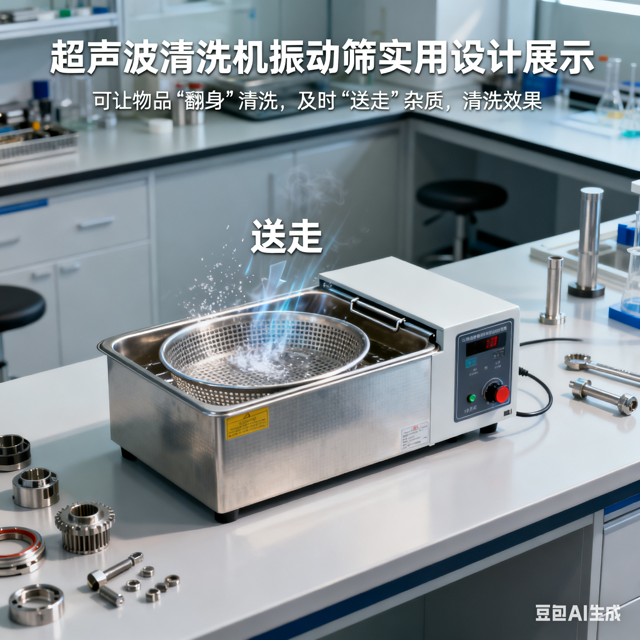 超声波清洗机的振动筛，长啥样、咋工作？(5)