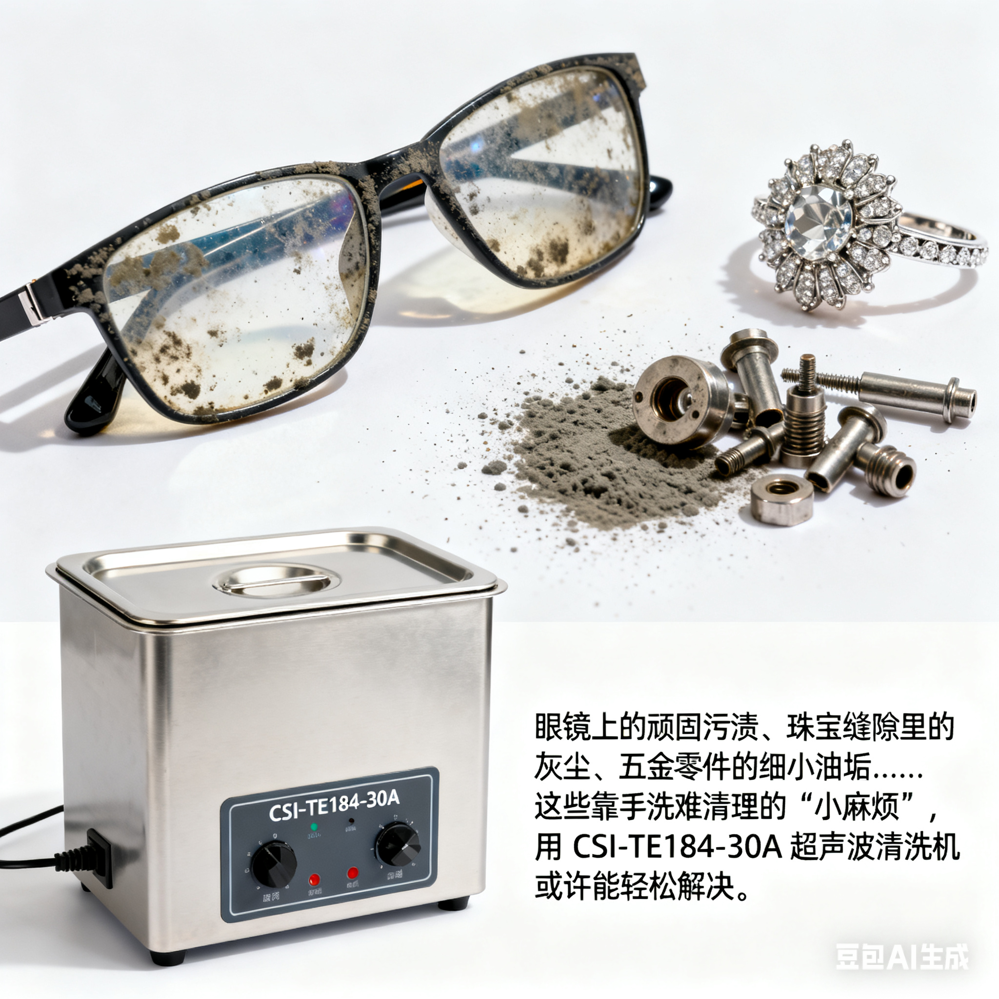 CSI-TE184-30A 超声波清洗机，操作难不难？(1)