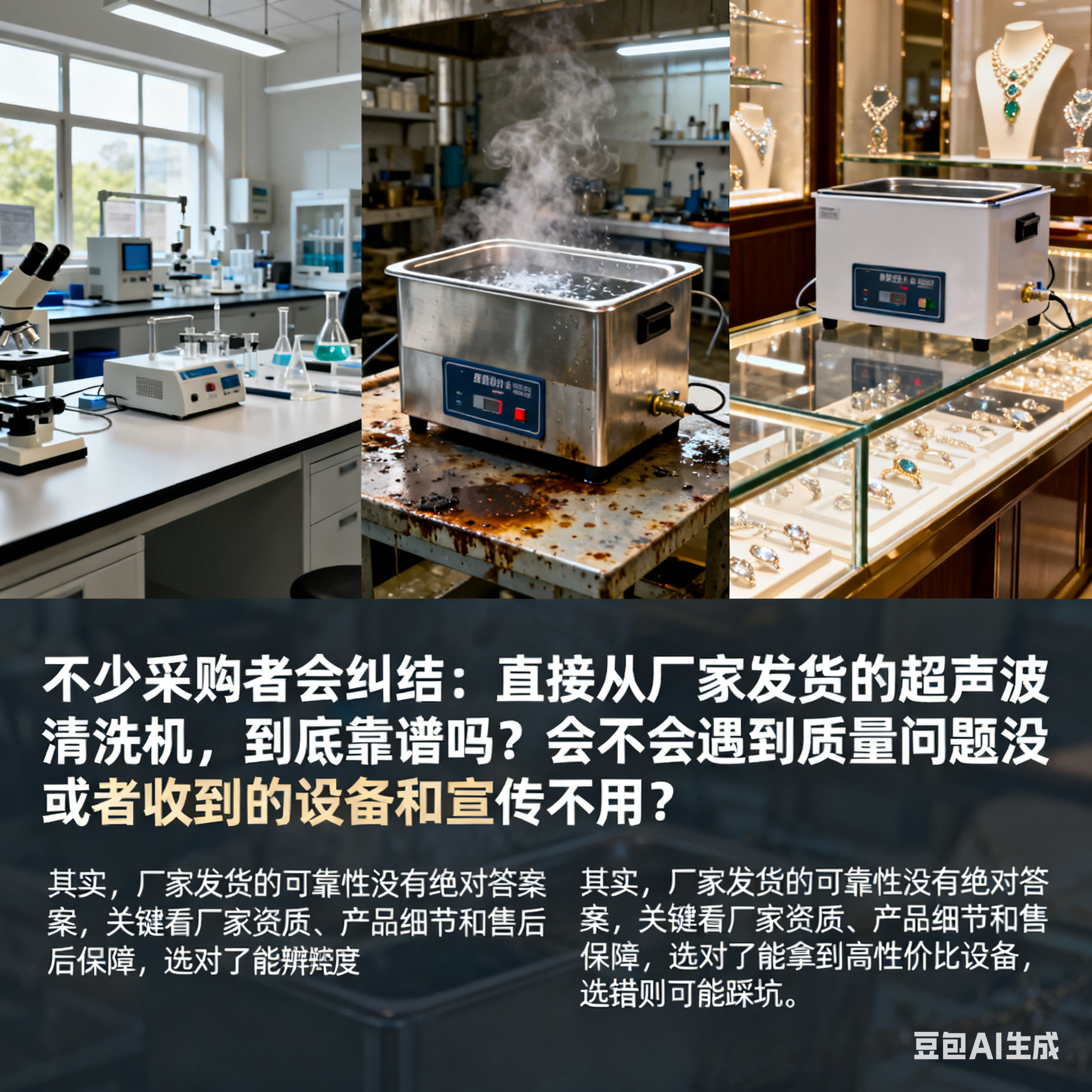 厂家发货超声波清洗机，靠谱吗？(1)