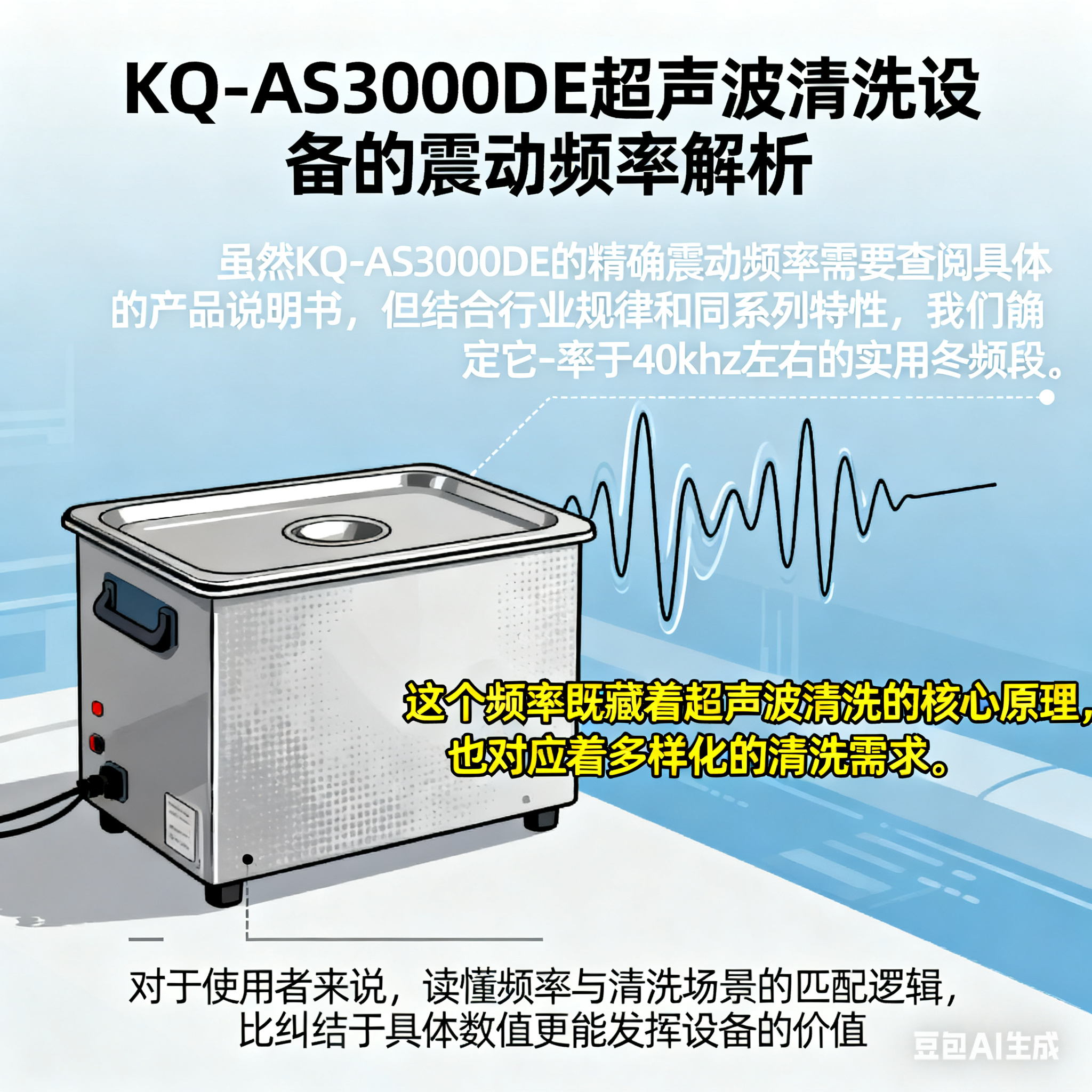 KQ-AS3000DE 超声波清洗机，震动频率藏着啥秘密？(5)
