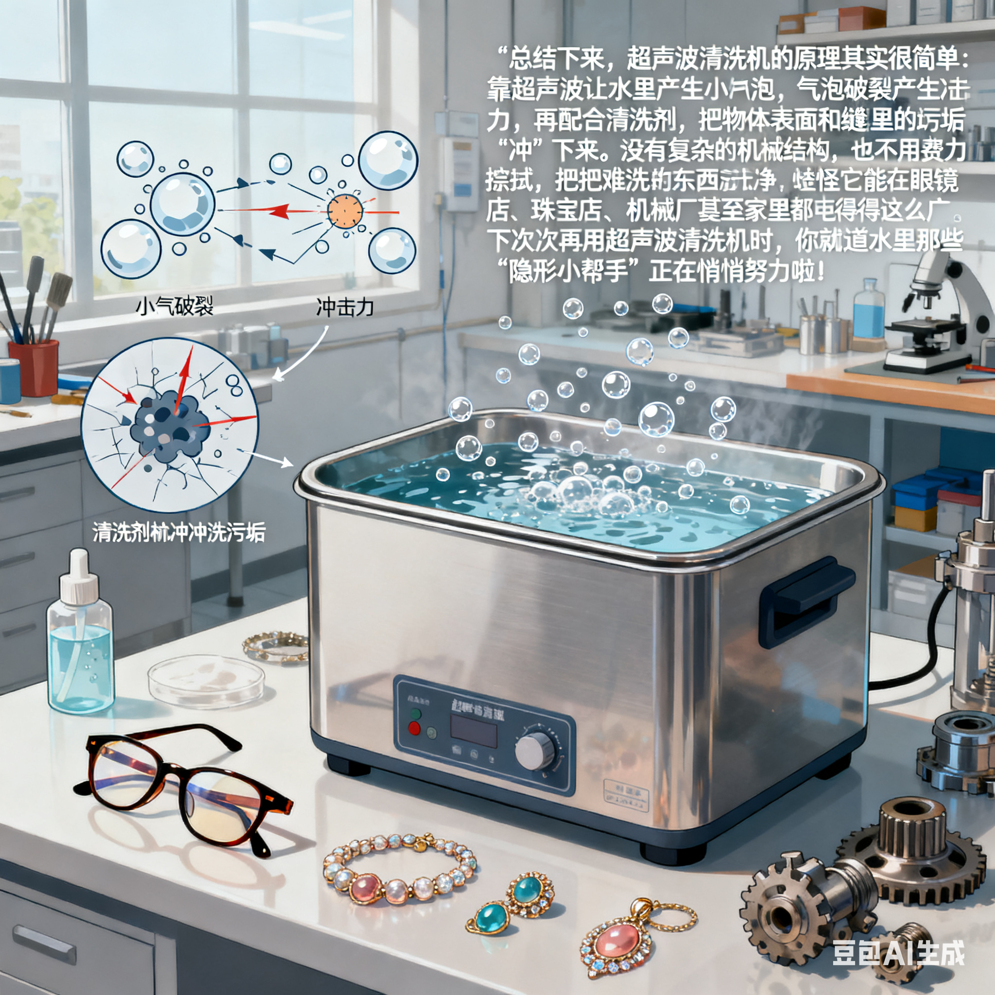 超声波清洗机，靠啥洗干净脏东西？(6)