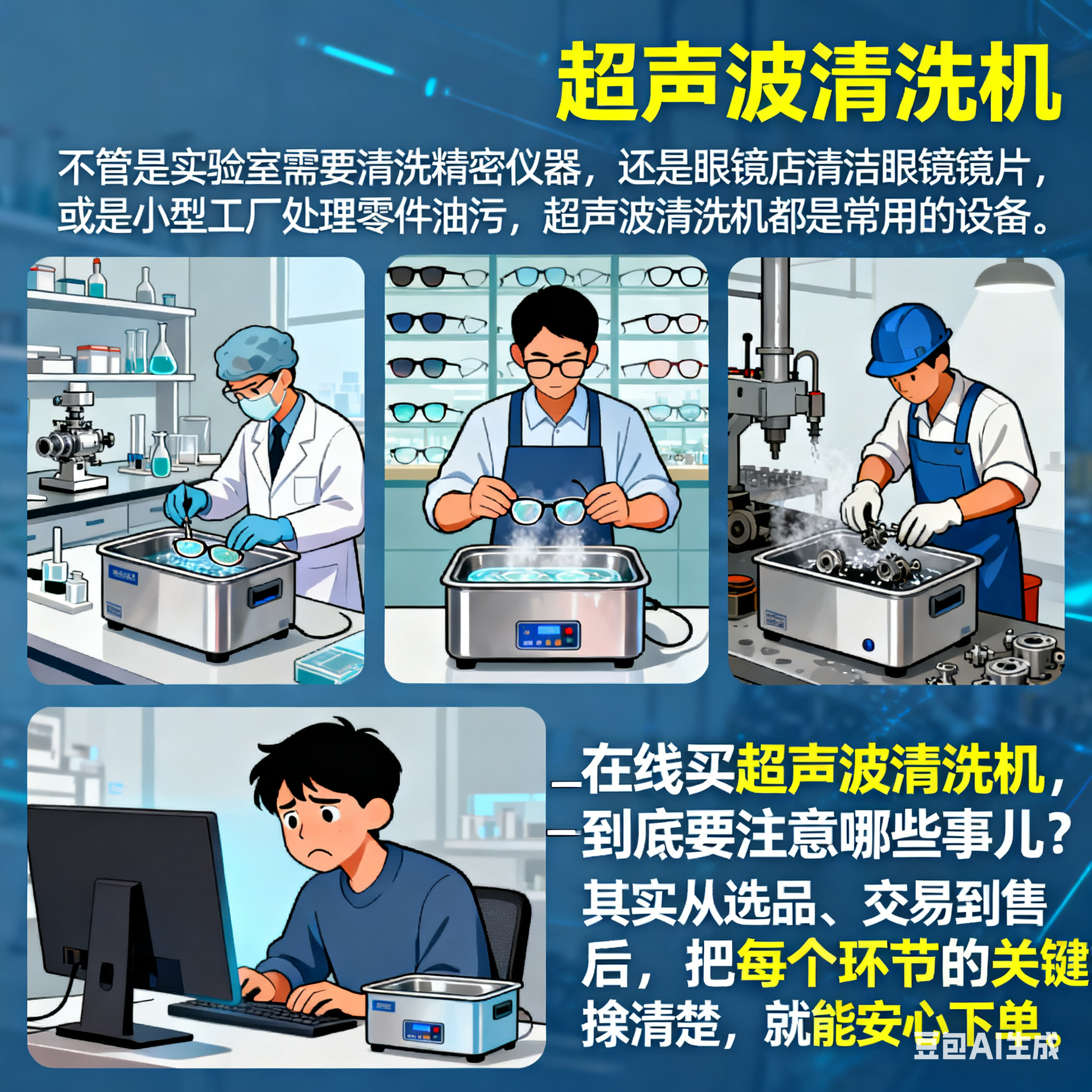 在线买超声波清洗机，要注意哪些事儿？(1)