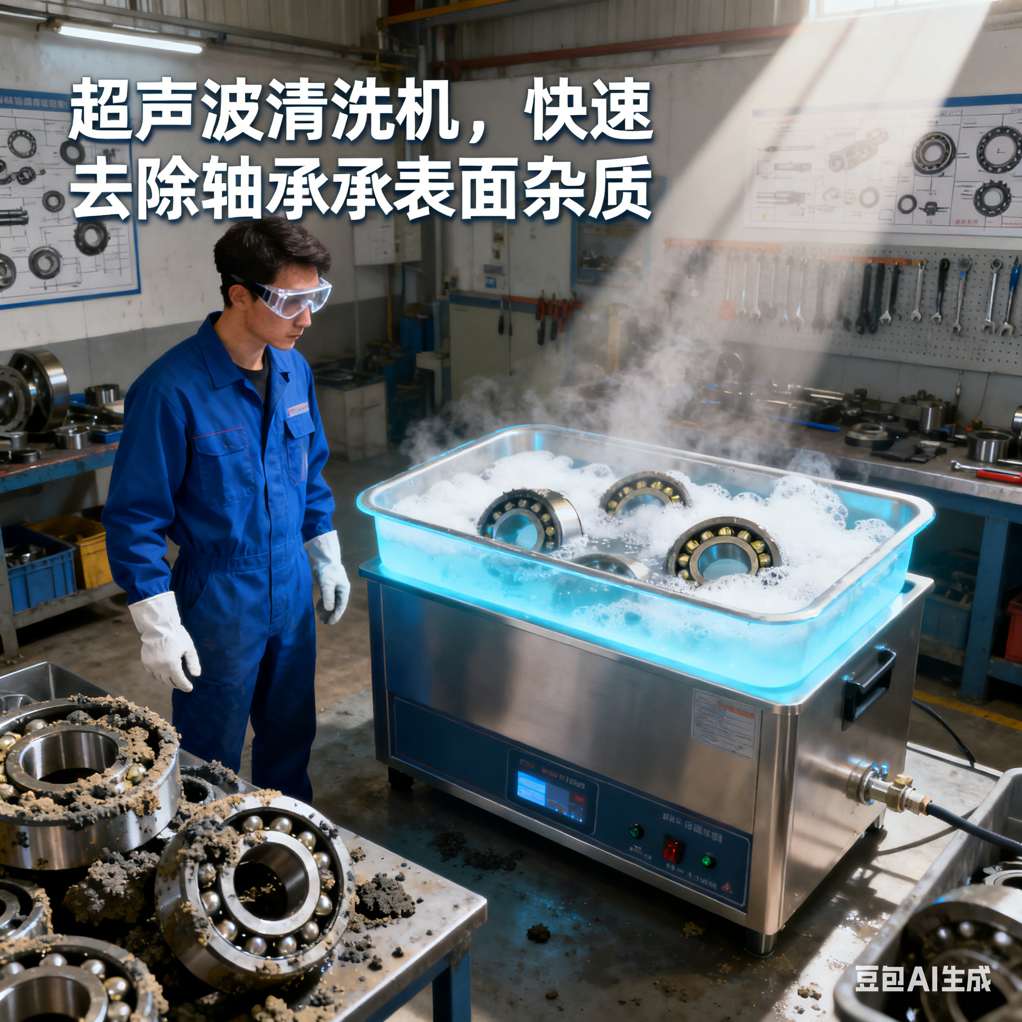 工业用轴承超声波清洗机，能做什么？(5)