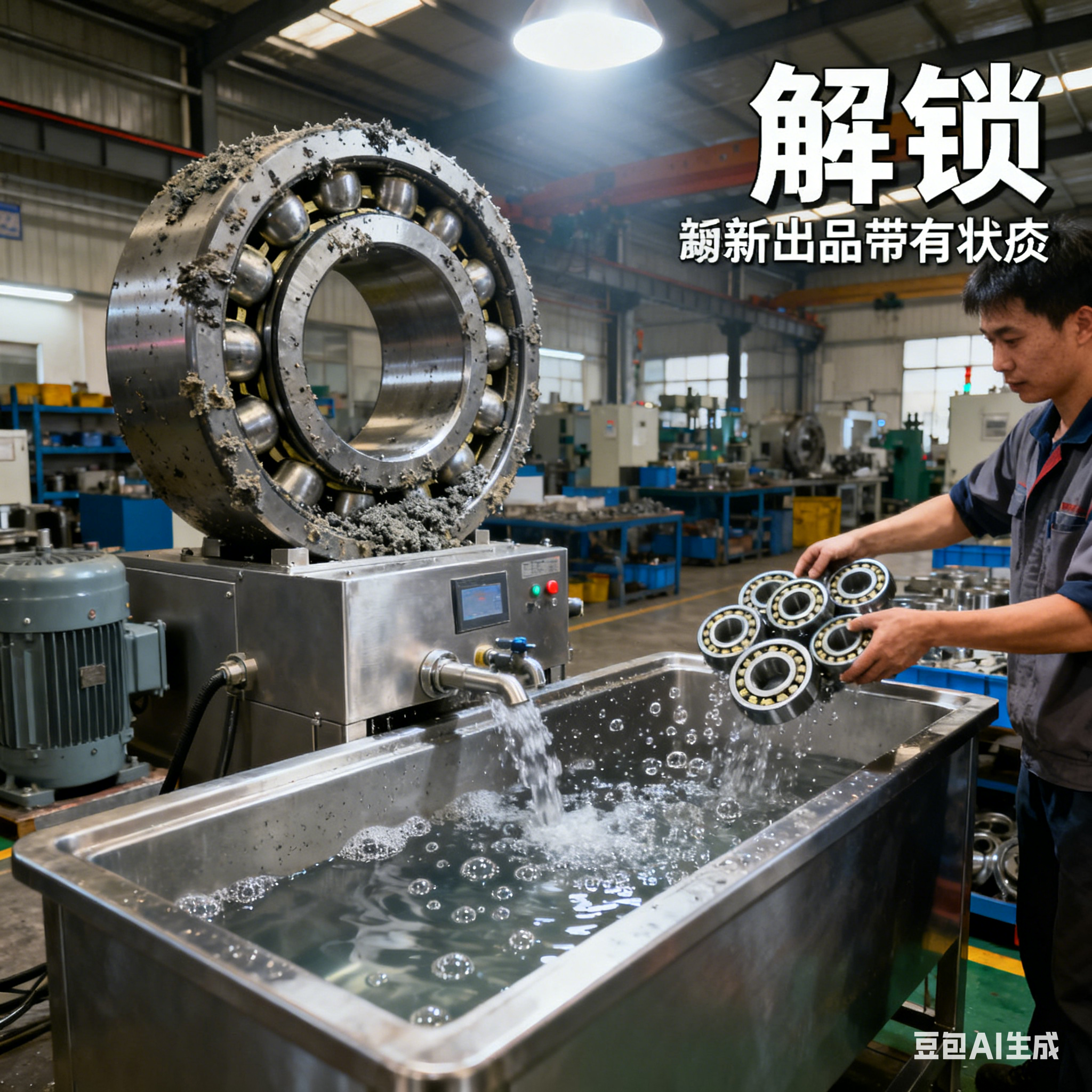 工业用轴承超声波清洗机，能做什么？(2)