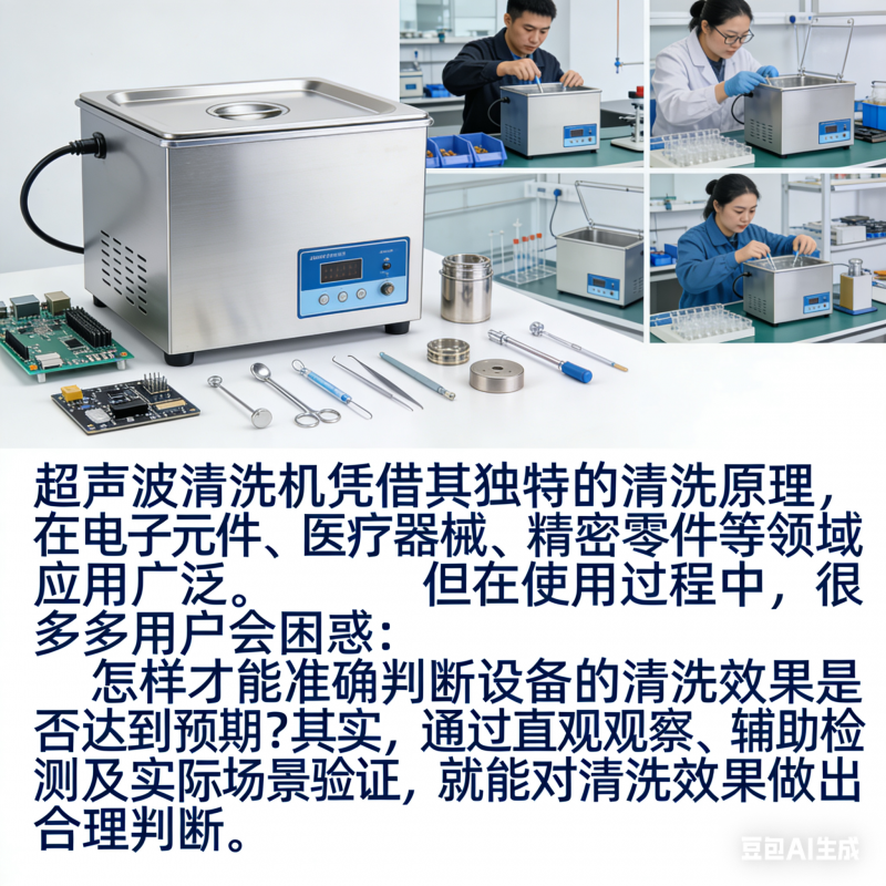 如何判断超声波清洗机的清洗效果